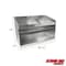Extreme Max 5001.6056 Deluxe Dual Helmet Bay Shelf Holder Cabinet Organizer Enclosed Race Trailer Shop Garage 5001.6056 - alternate 3